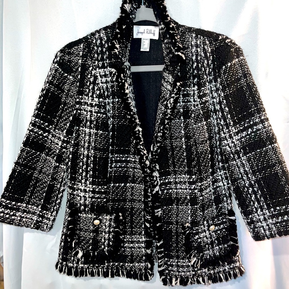 Joseph Ribkoff Tweed Jacket - Picture 5 of 6